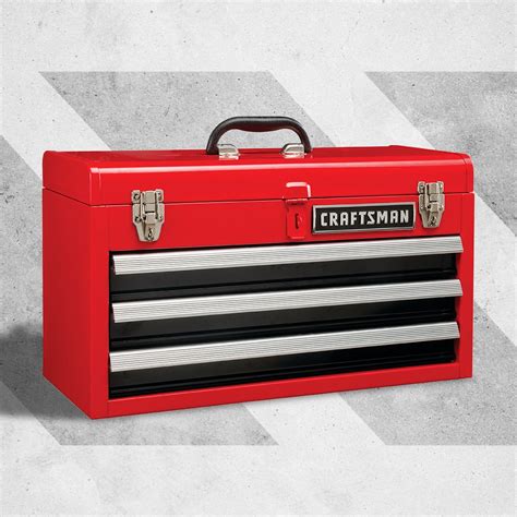 craftsman 35112 metal hand held tool box 3 drawer|Amazon.com: Craftsman Metal Tool Box.